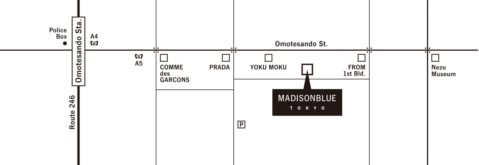 MADISONBLUE　青山　キーホルダー MADISONBLUE TOKYO オープン記念商品 | MADISONBLUE Official website